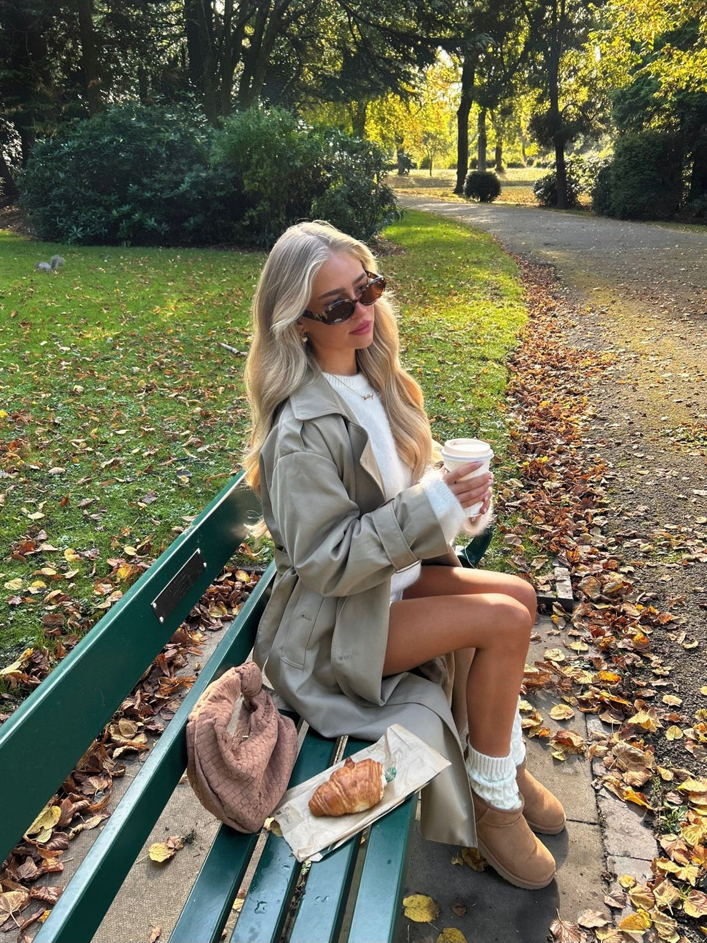 Mina | Classic Trench Coat for Stylish Seasons - Khaki