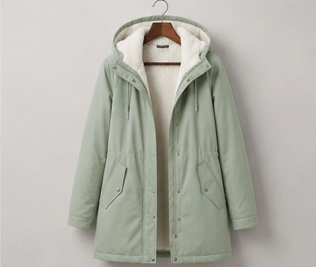 Ursula | Parka D'Hiver Doublée Polaire - 
