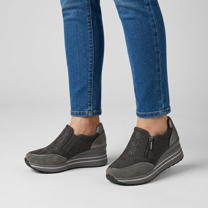 Morena | Sneakers comoda donna con zeppa
