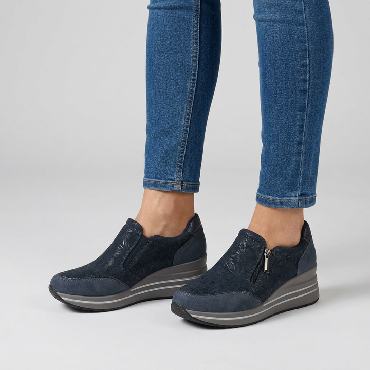Morena | Sneakers comoda donna con zeppa