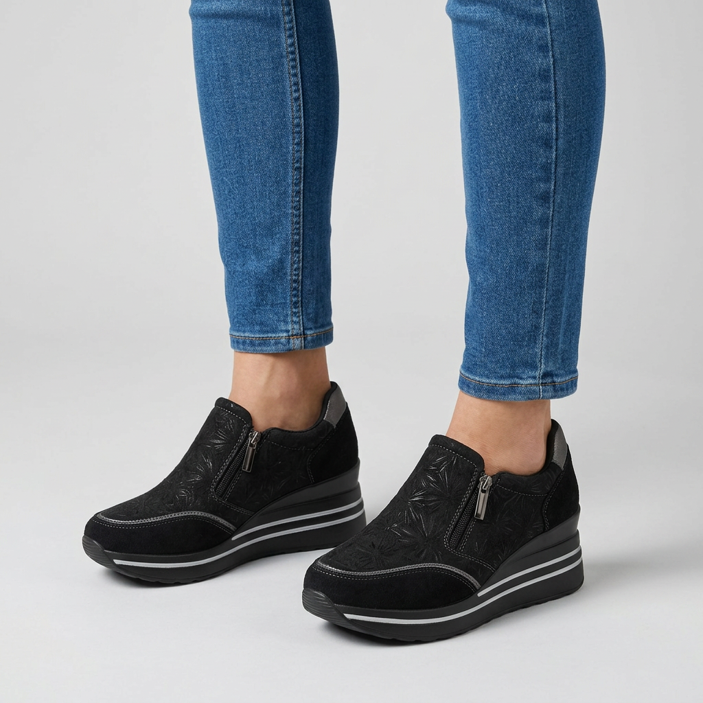 Morena | Sneakers comoda donna con zeppa