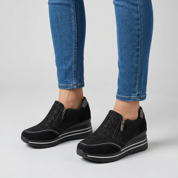 Morena | Sneakers comoda donna con zeppa
