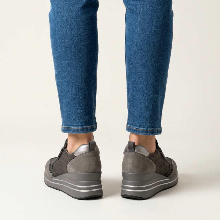 Morena | Sneakers comoda donna con zeppa