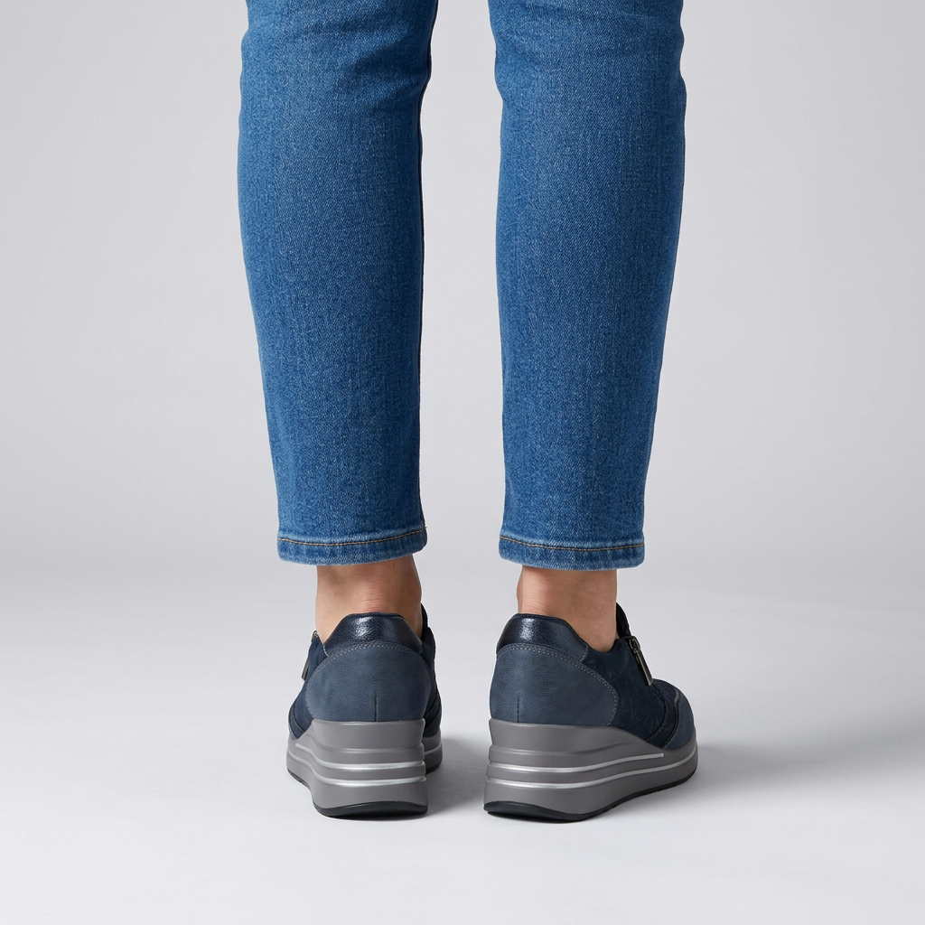 Morena | Sneakers comoda donna con zeppa