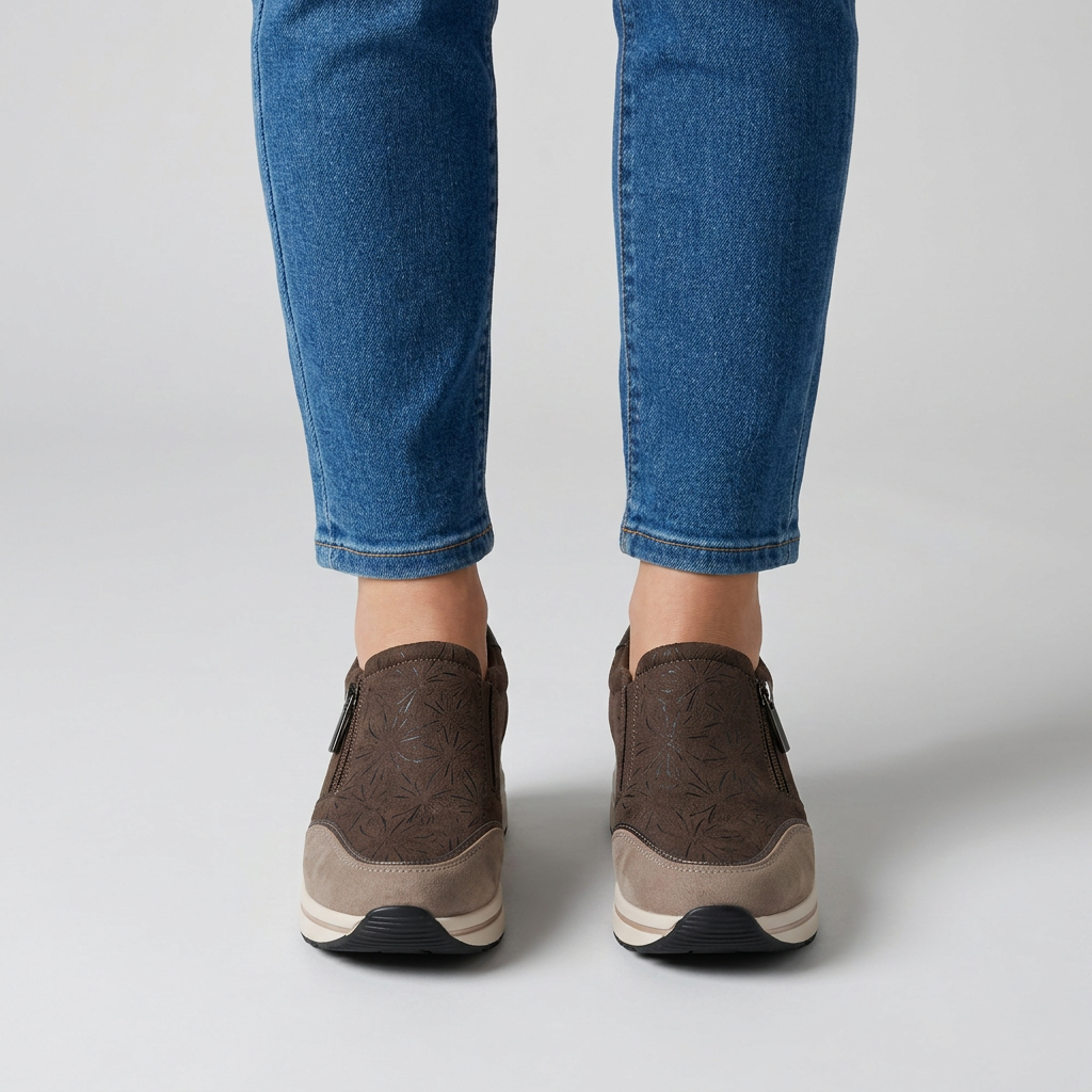 Morena | Sneakers comoda donna con zeppa