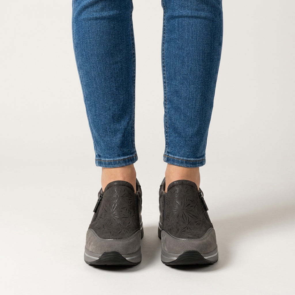 Morena | Sneakers comoda donna con zeppa