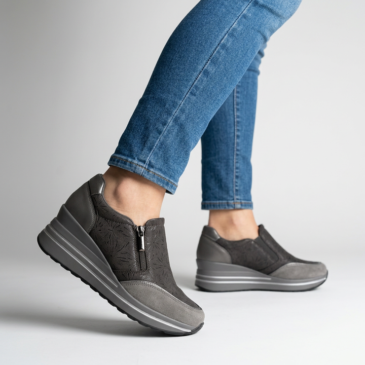 Morena | Sneakers comoda donna con zeppa