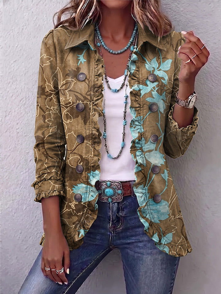Blanche | Ombre Ruffle Jacket - Helen & Olivia Manhattan