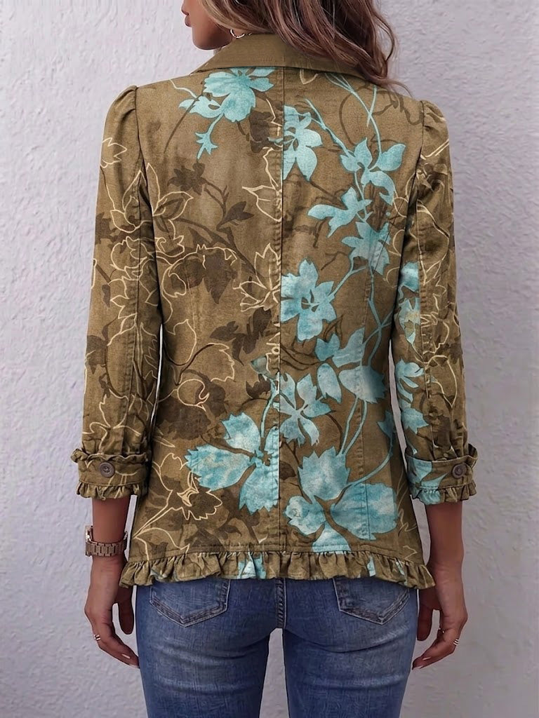 Blanche | Ombre Ruffle Jacket - Helen & Olivia Manhattan