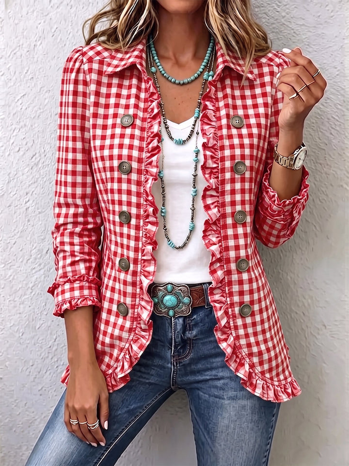 Julie | Ruffle Jacket - Helen & Olivia Manhattan