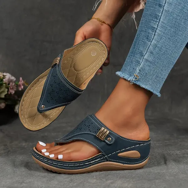 Verna | Sandals - Burgundy