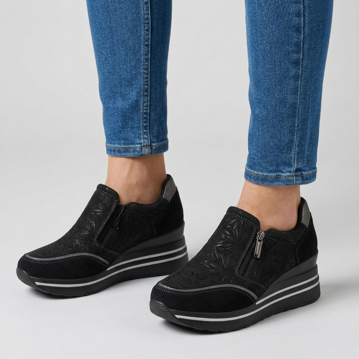 Morena | Sneakers comoda donna con zeppa