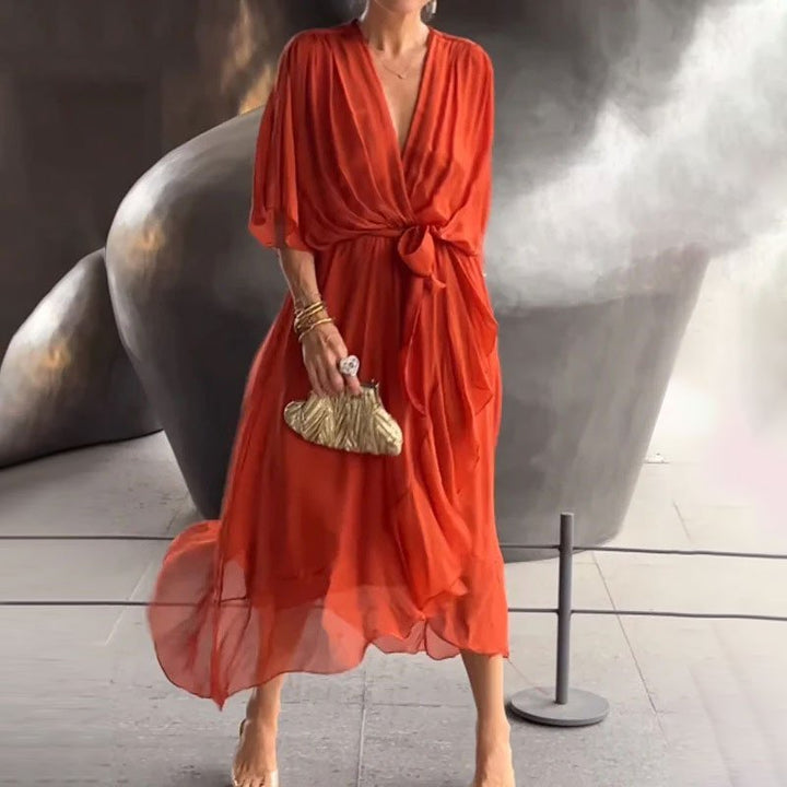 Shelly | Elegant V-neck Dress