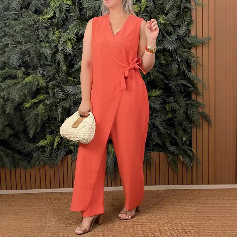 Malena | Chic Tied Jumpsuit