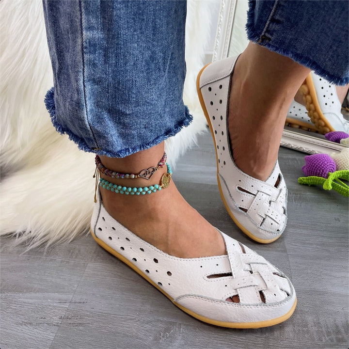 Nadège | Elegant Breathable Leather Loafers