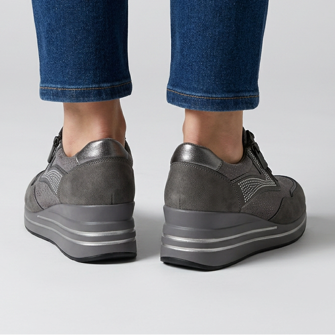 Tosca | Sneakers comoda donna con zeppa