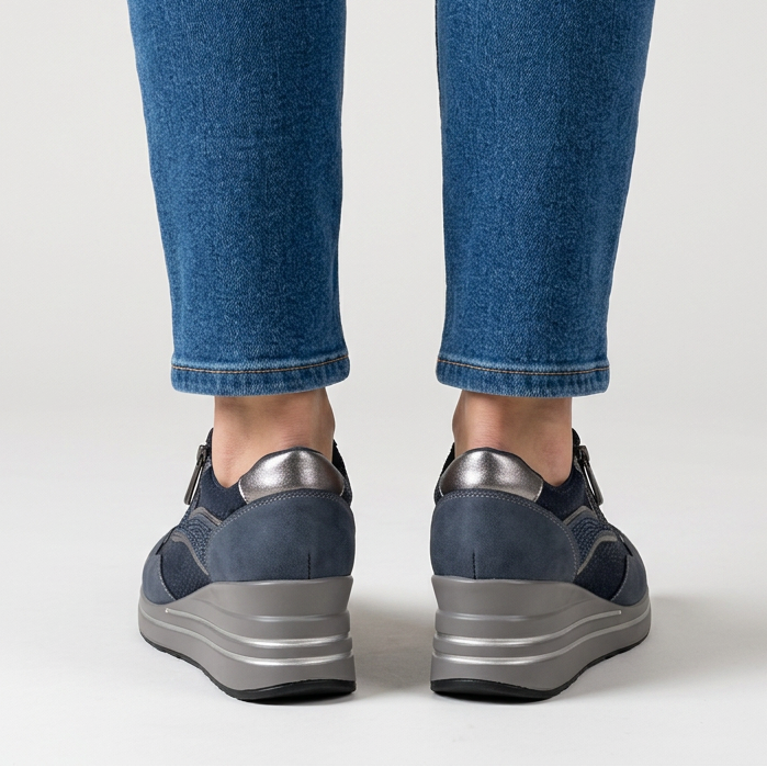 Tosca | Sneakers comoda donna con zeppa