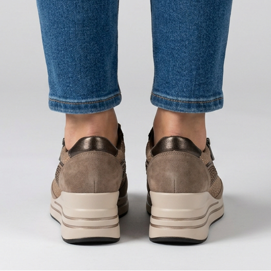 Tosca | Sneakers comoda donna con zeppa