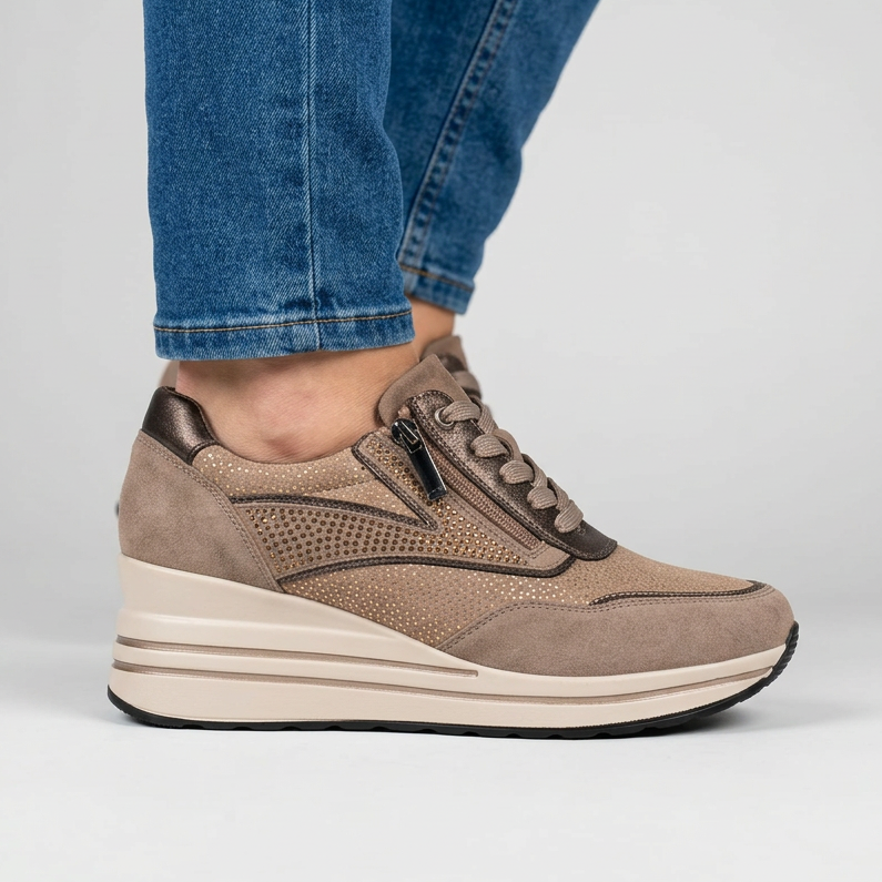 Tosca | Sneakers comoda donna con zeppa