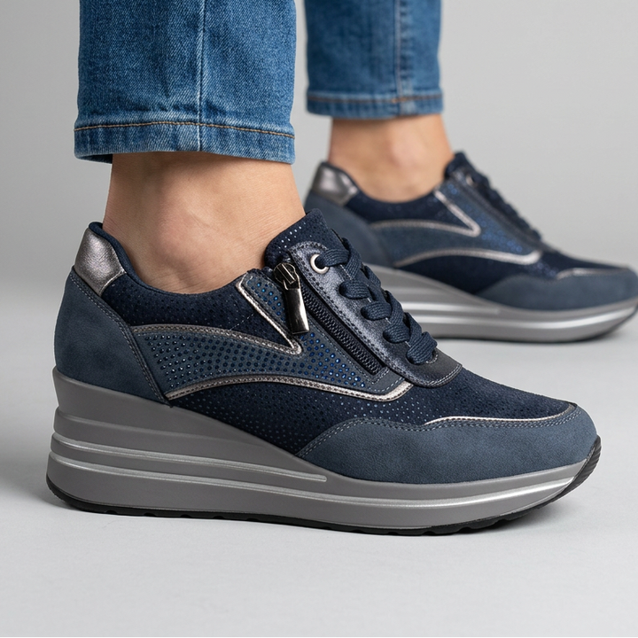 Tosca | Sneakers comoda donna con zeppa