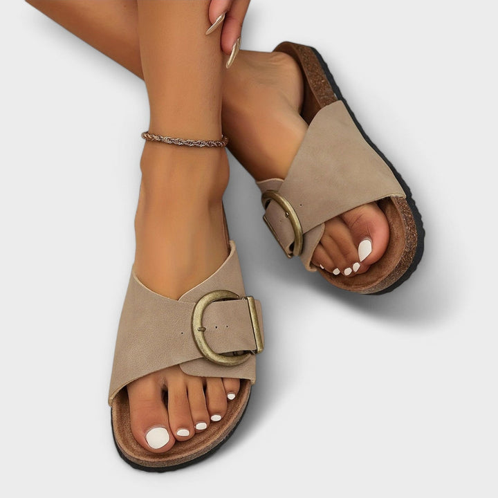 Ayasha | Sandals - Khaki