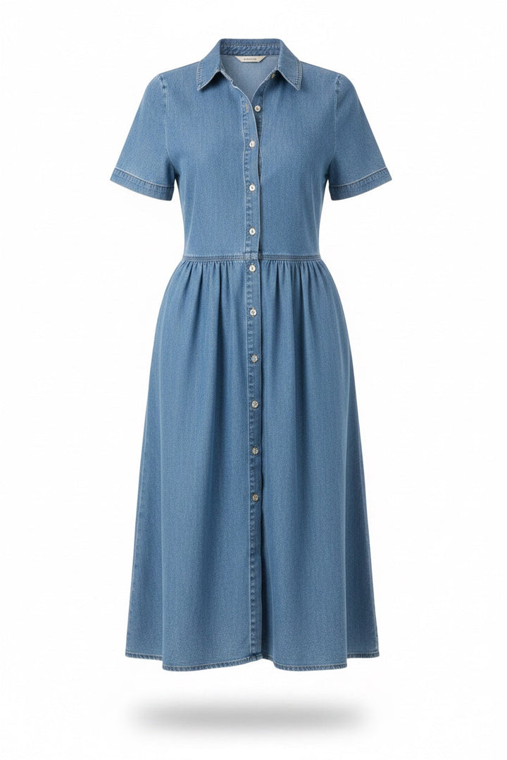 Aada Denim Dress | AadaT Denim Dress