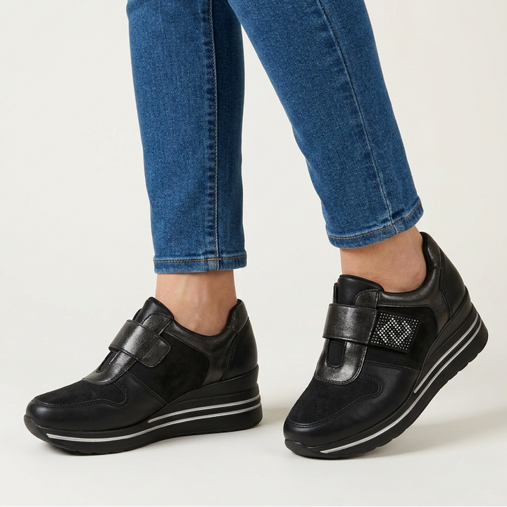 Zelinda | Sneakers comoda donna con zeppa