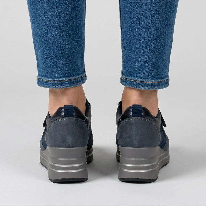 Zelinda | Sneakers comoda donna con zeppa