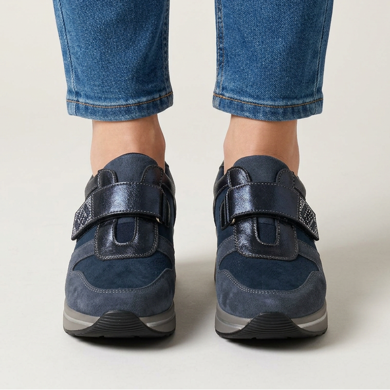 Zelinda | Sneakers comoda donna con zeppa