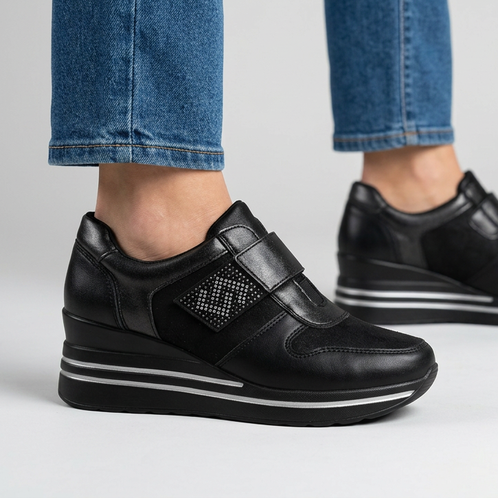Zelinda | Sneakers comoda donna con zeppa